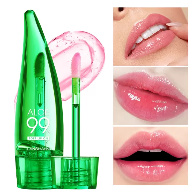 Langmanni Aloe Soft Lip Gloss & Gel Lipstick