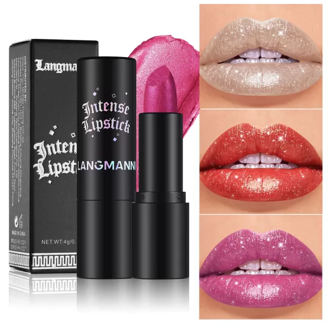 Langmanni Lipstick - 7 Colors Sparkling Lip