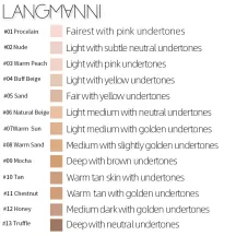 Langmanni Foundation Liquid Face Concealer