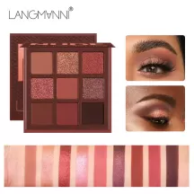 Langmanni Eyeshadow Palette 9 Color Eye Shadow Beauty