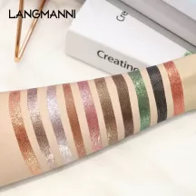 Langmanni Liquid Eyeshadow Set - 10 Colors