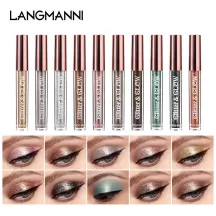 Langmanni Liquid Eyeshadow Set - 10 Colors