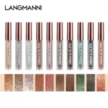 Langmanni Liquid Eyeshadow Set - 10 Colors