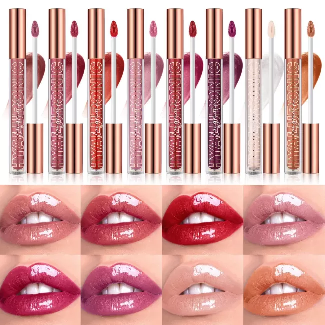 Langmanni Lip Gloss - Sparkle 8 Colors